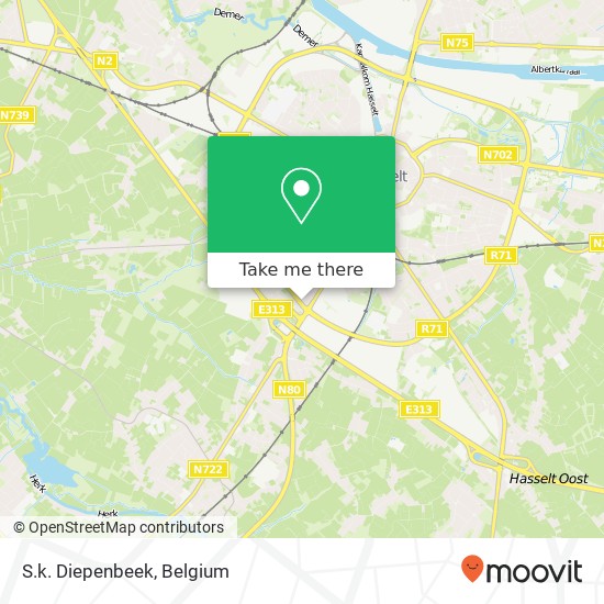 S.k. Diepenbeek map