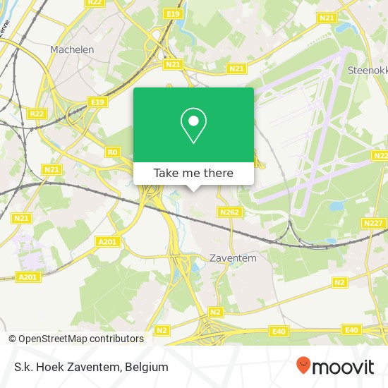 S.k. Hoek Zaventem map