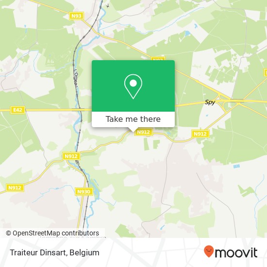 Traiteur Dinsart map