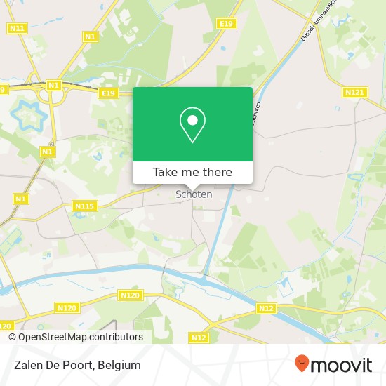 Zalen De Poort map