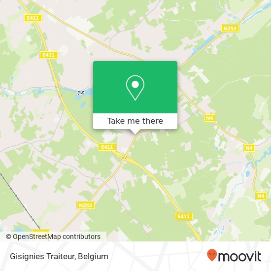 Gisignies Traiteur map