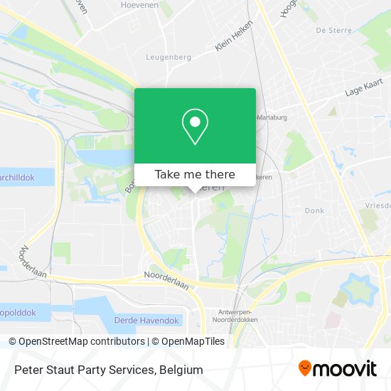 Peter Staut Party Services map