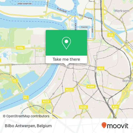 Bilbo Antwerpen map