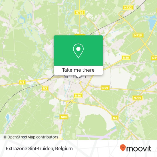 Extrazone Sint-truiden plan