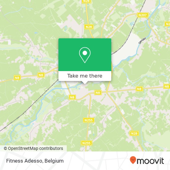 Fitness Adesso map