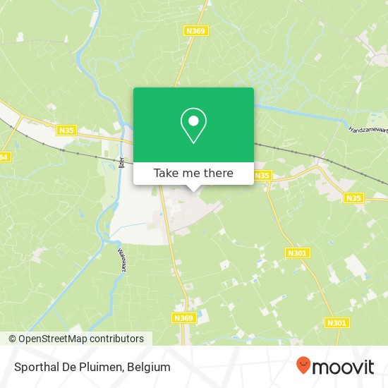 Sporthal De Pluimen plan