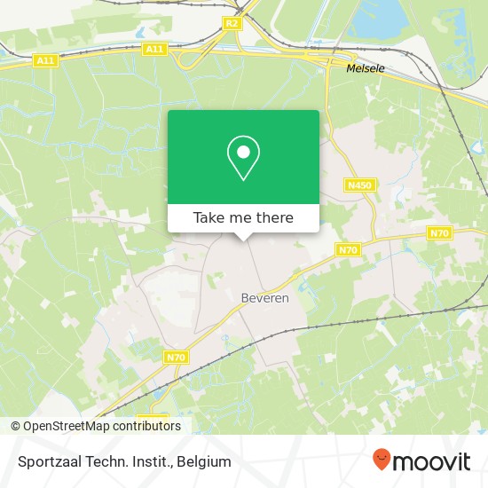 Sportzaal Techn. Instit. map