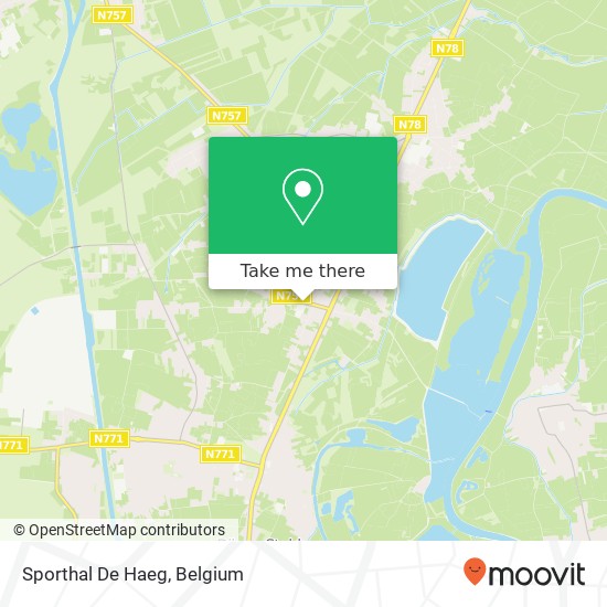 Sporthal De Haeg map