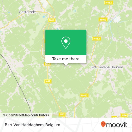 Bart Van Heddeghem map