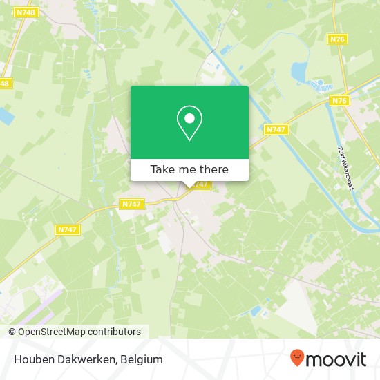 Houben Dakwerken map
