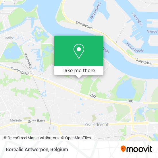 Borealis Antwerpen map