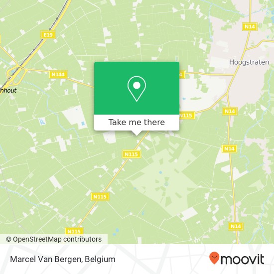 Marcel Van Bergen map