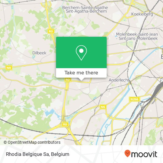 Rhodia Belgique Sa map