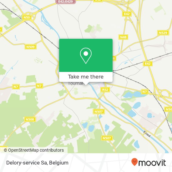 Delory-service Sa map