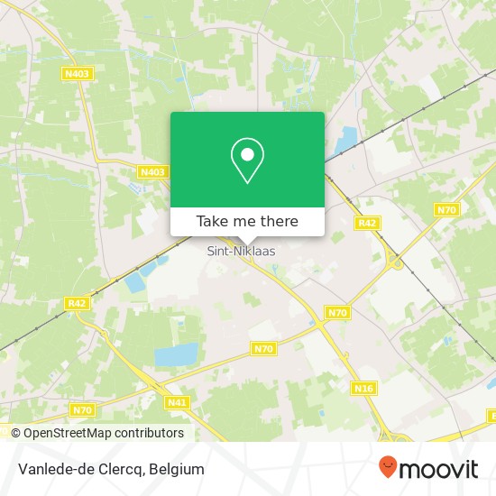 Vanlede-de Clercq map