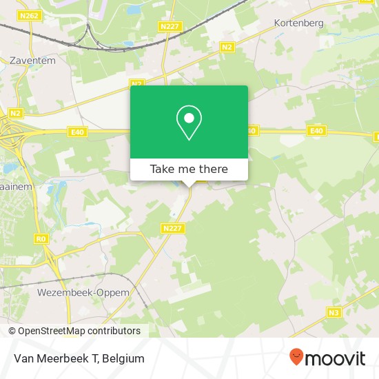 Van Meerbeek T map