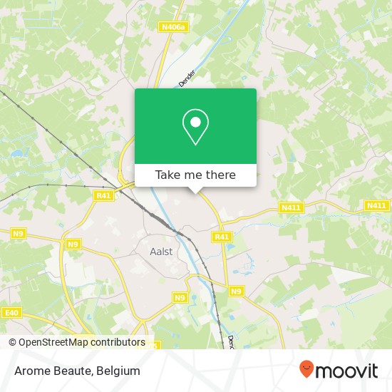 Arome Beaute map