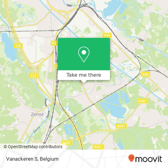 Vanackeren S map