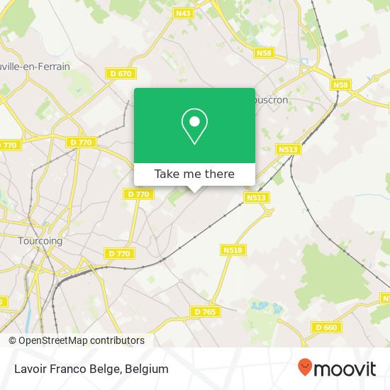 Lavoir Franco Belge map