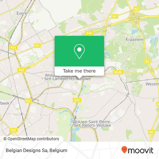 Belgian Designs Sa map