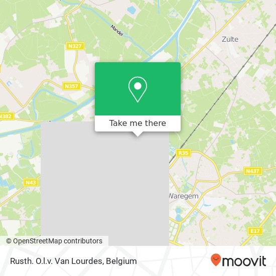 Rusth. O.l.v. Van Lourdes map