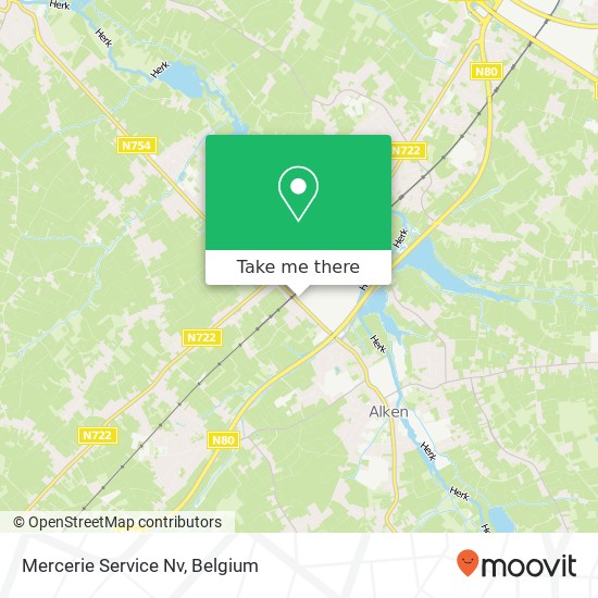 Mercerie Service Nv map