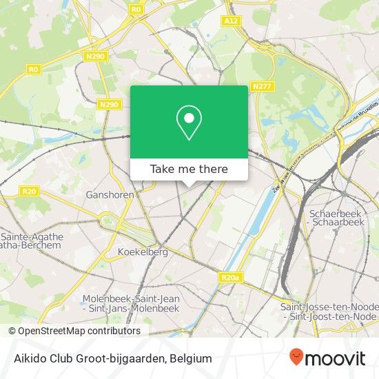 Aikido Club Groot-bijgaarden map