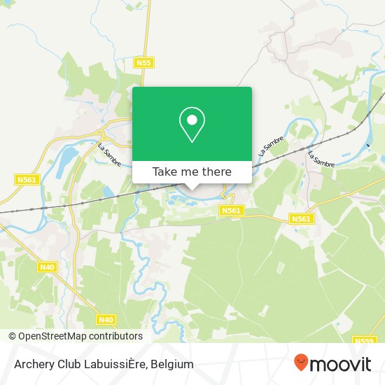 Archery Club LabuissiÈre map