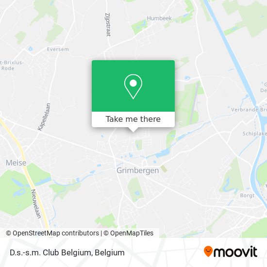 D.s.-s.m. Club Belgium map