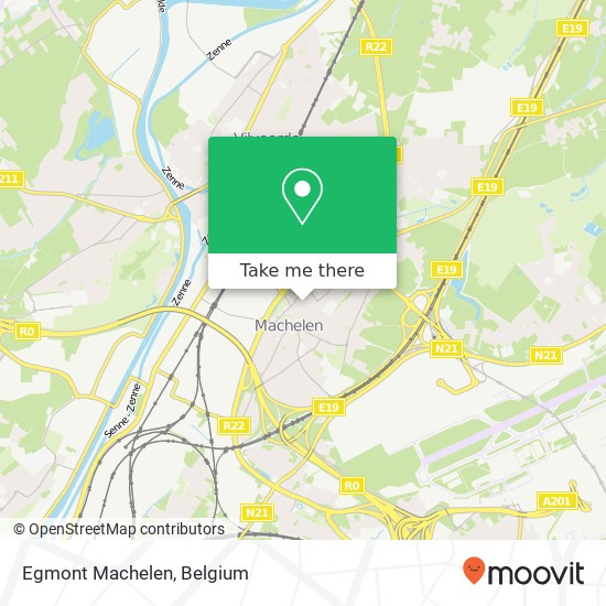 Egmont Machelen map