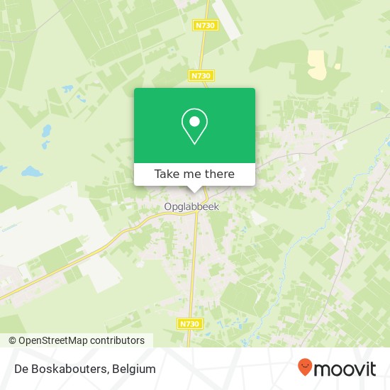 De Boskabouters map