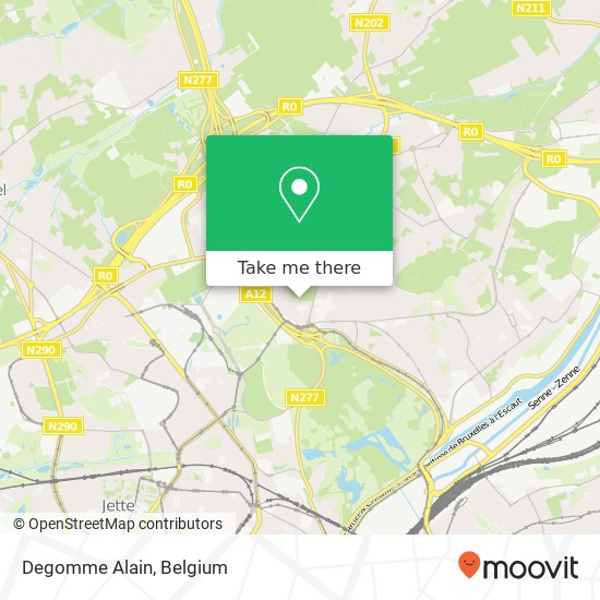 Degomme Alain map