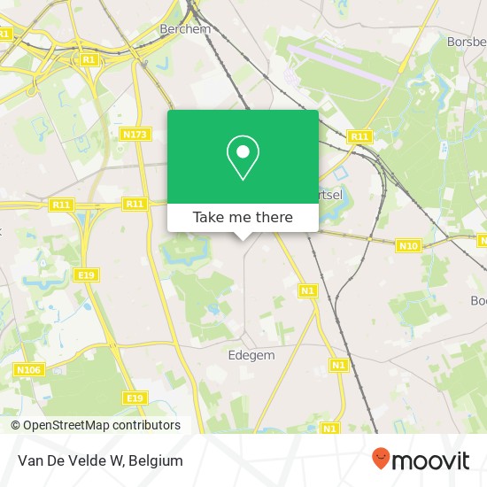 Van De Velde W map