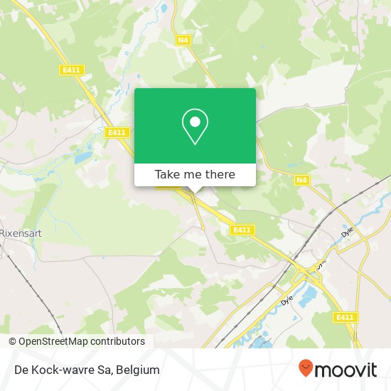 De Kock-wavre Sa map