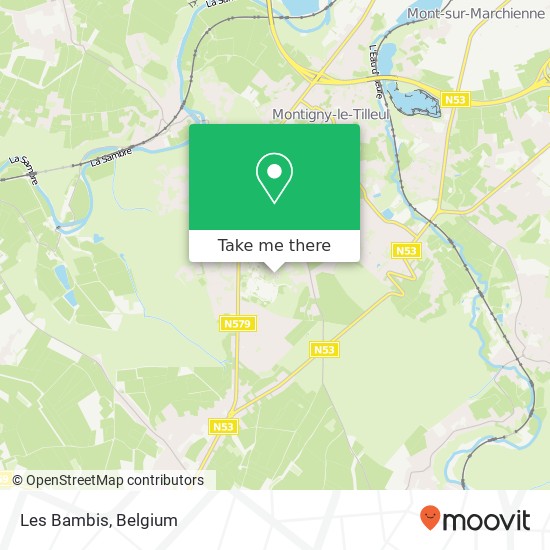 Les Bambis map