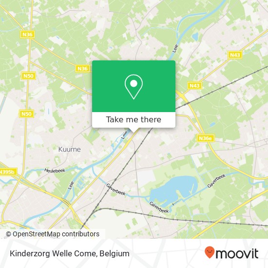 Kinderzorg Welle Come map