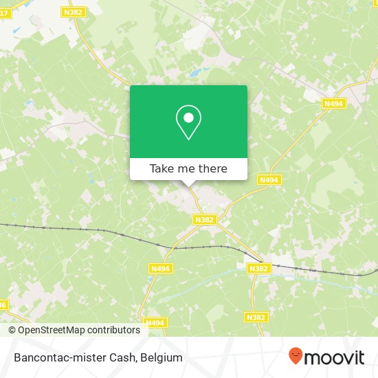 Bancontac-mister Cash map