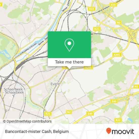Bancontact-mister Cash map