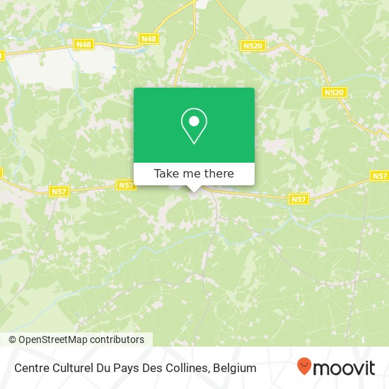 Centre Culturel Du Pays Des Collines map