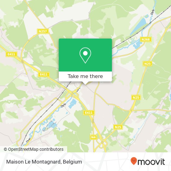 Maison Le Montagnard map