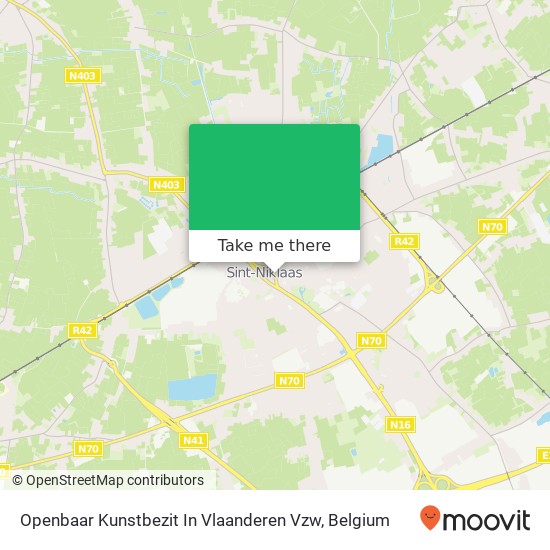 Openbaar Kunstbezit In Vlaanderen Vzw map