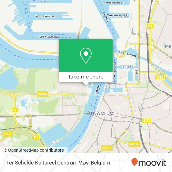 Ter Schelde Kultureel Centrum Vzw map