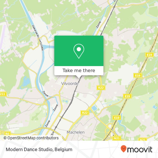 Modern Dance Studio map