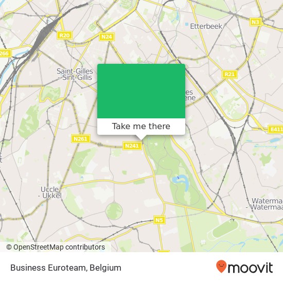 Business Euroteam map