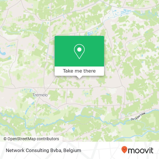 Network Consulting Bvba map