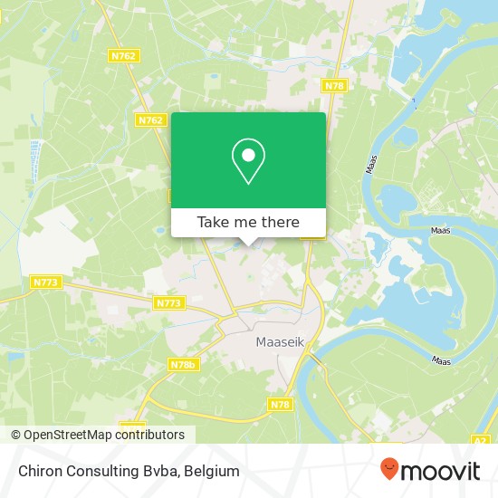 Chiron Consulting Bvba map