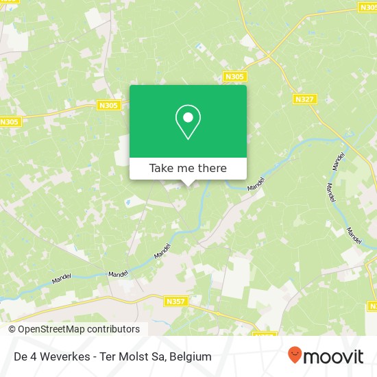 De 4 Weverkes - Ter Molst Sa map