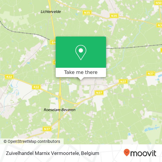 Zuivelhandel Marnix Vermoortele map