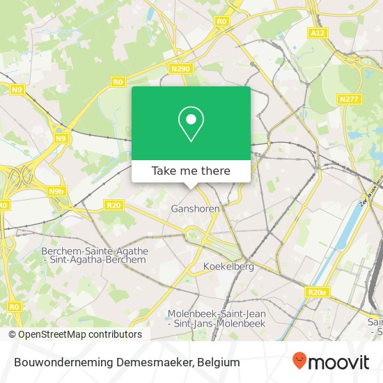 Bouwonderneming Demesmaeker map