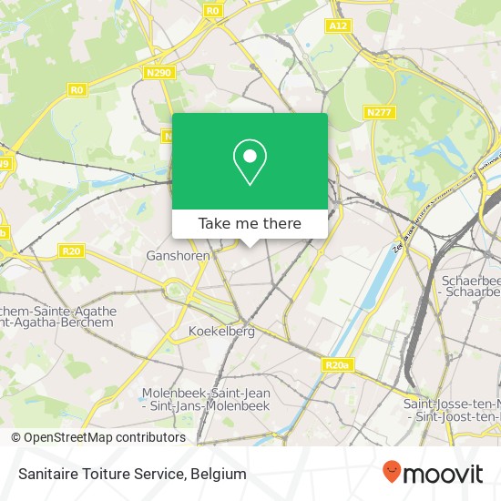 Sanitaire Toiture Service map